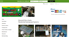 Desktop Screenshot of brownellmicrohydro.com